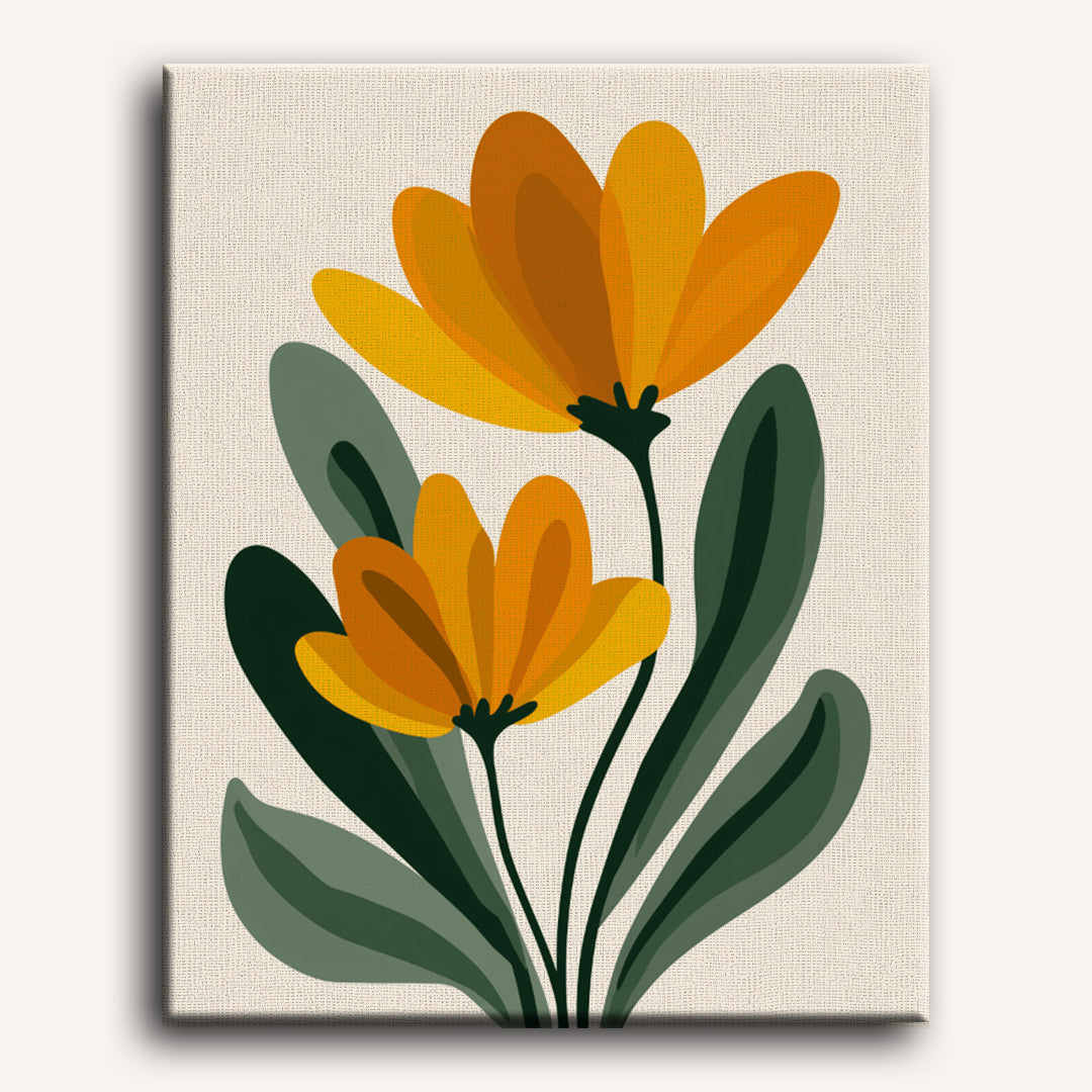 Minimalistische bloemen