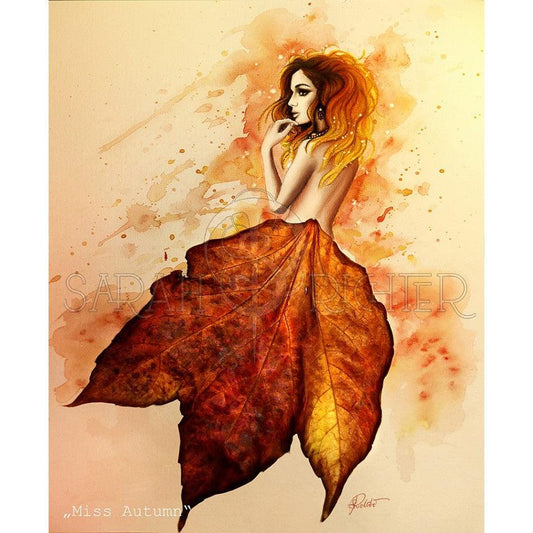 Schilder Op Nummers - Miss Autumn - by Sarah Richter