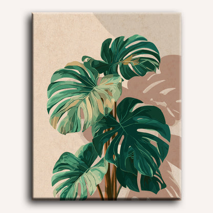 Monstera schaduwen