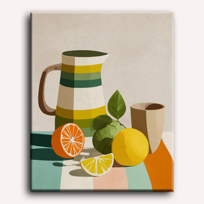 Oranje crush interieur