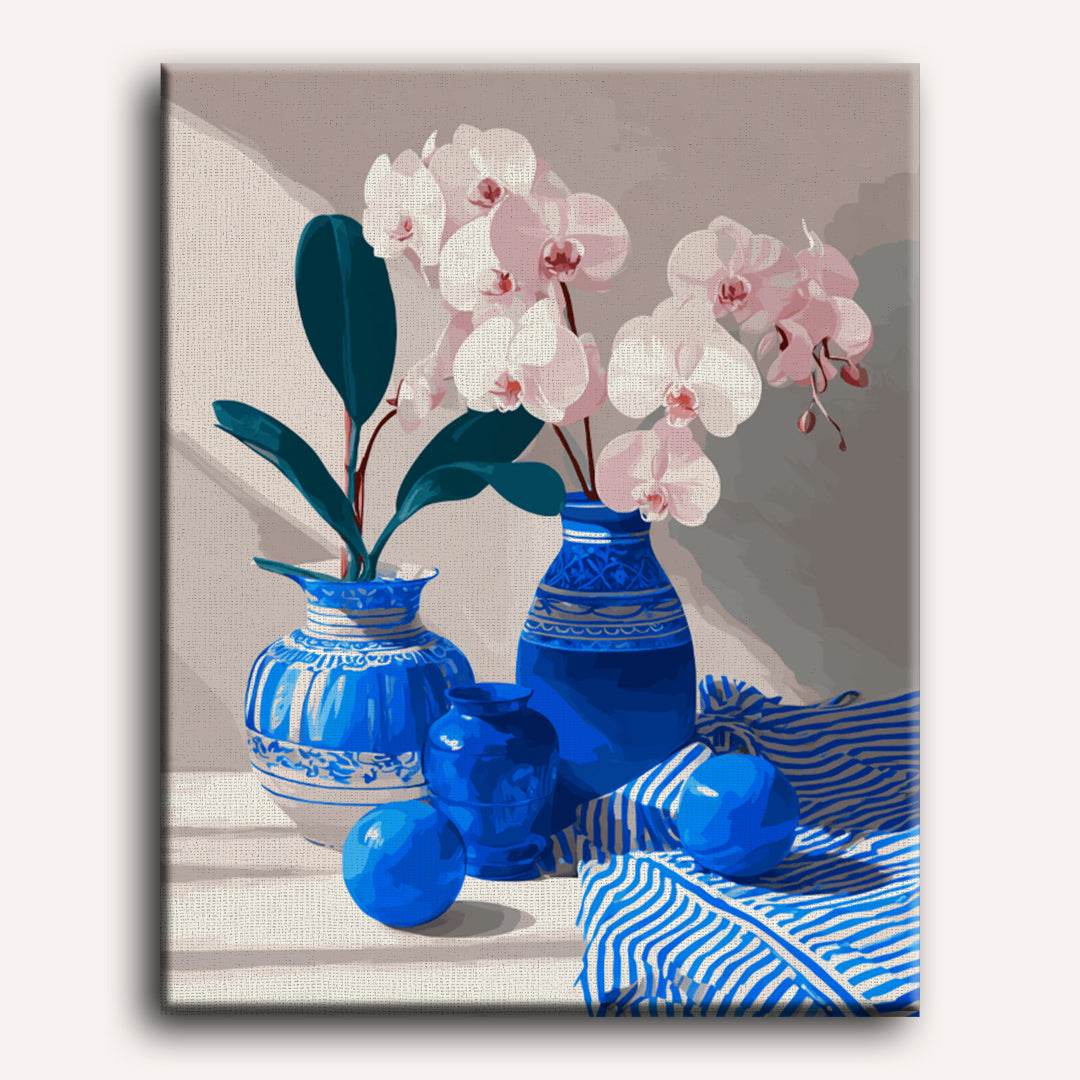 Orchidee en porselein