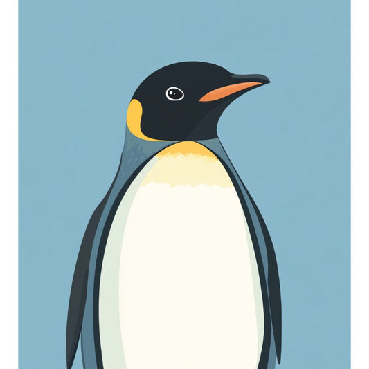 Schilder Op Nummers - Pinguïn - Kort project