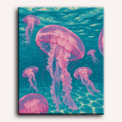 Roze kwallen