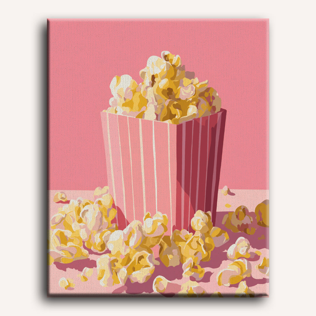 Roze popcorn