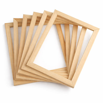 Set van 6 Houten Frames voor Mini Paintings | 15×20 cm