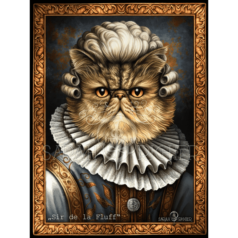 Sir De la Fluff - by Sarah Richter