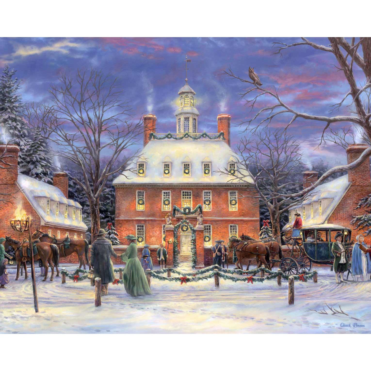 Schilder Op Nummers - The Governor's Party - by Chuck Pinson