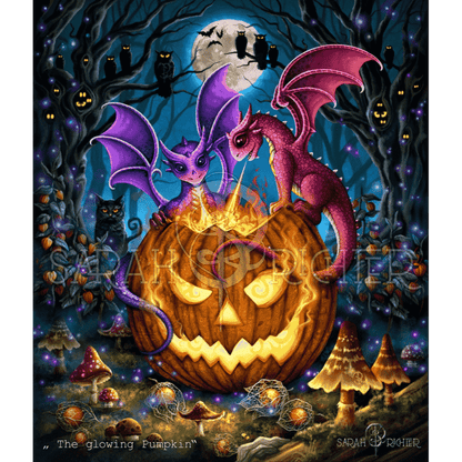 The glowing Pumpkin - by Sarah Richter