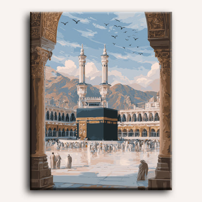 Richting de Kaaba
