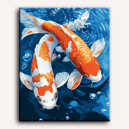Traditionele Koi vissen