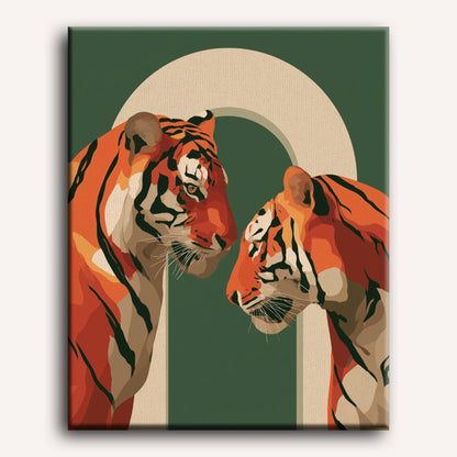 Twee tijgers