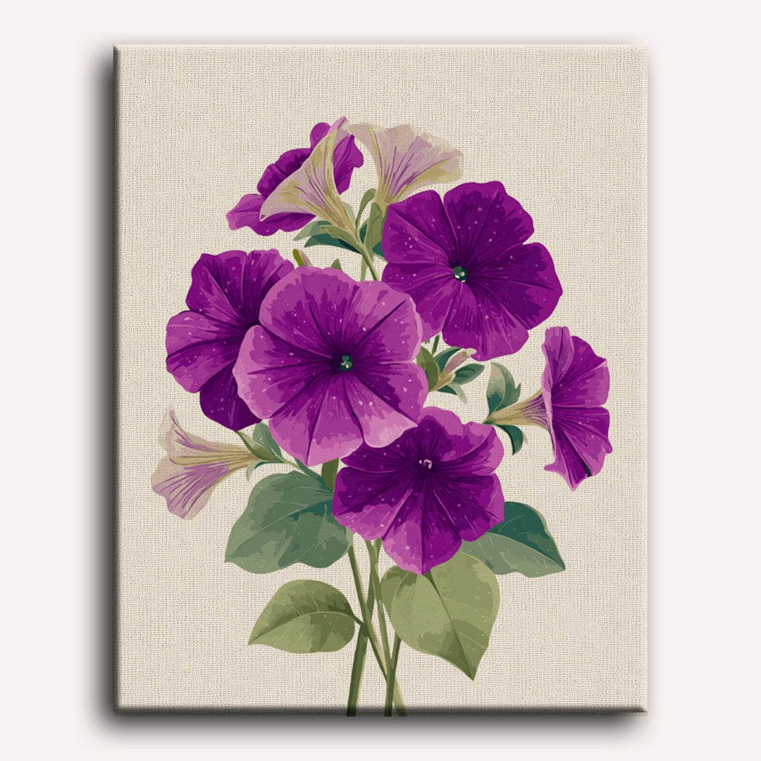 Fluwelen petunias