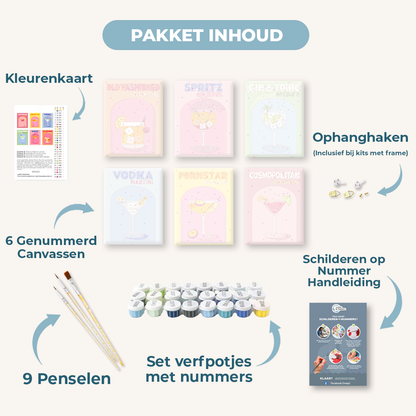 Mini Schilderen op Nummer Opbergmap