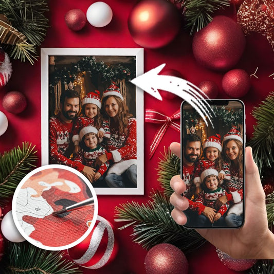Schilder Op Nummers - Eigen Foto - Schilderen op nummer | Kerst