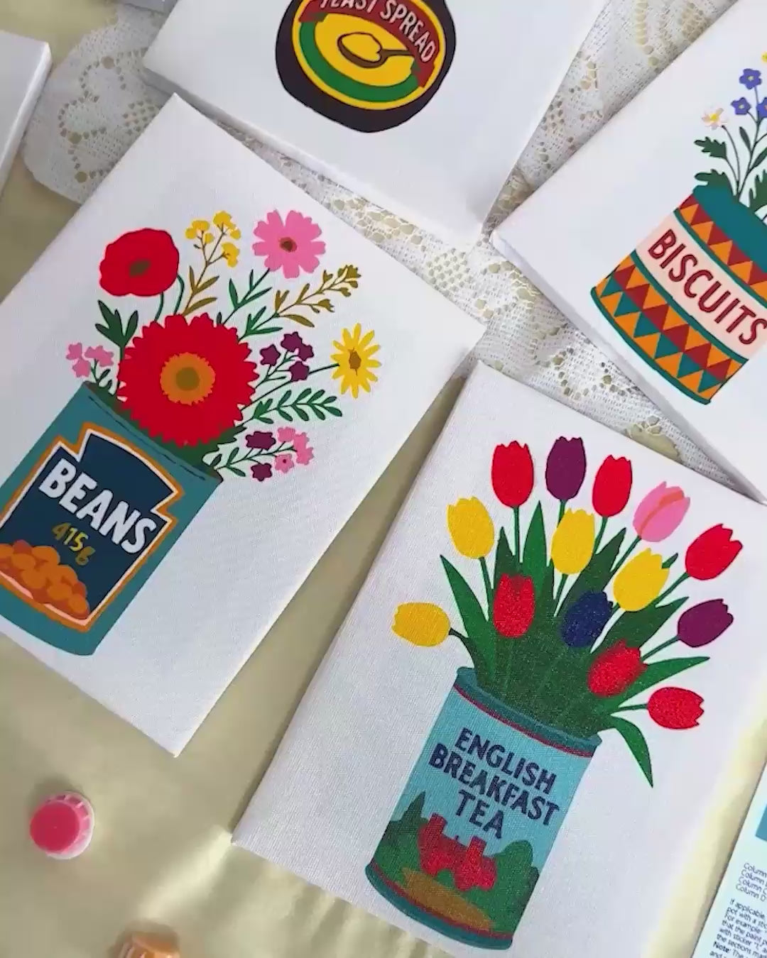 Mini-autostickers, bloemendesign: mini 05-51 stuks - kleurrijk gemengd