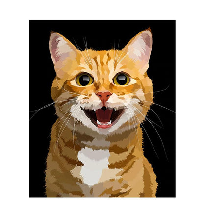 Schilder Op Nummers - Kat