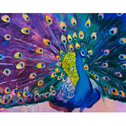 Schilder Op Nummers - Pauw