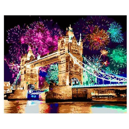 Schilder Op Nummers - Londen Tower Bridge
