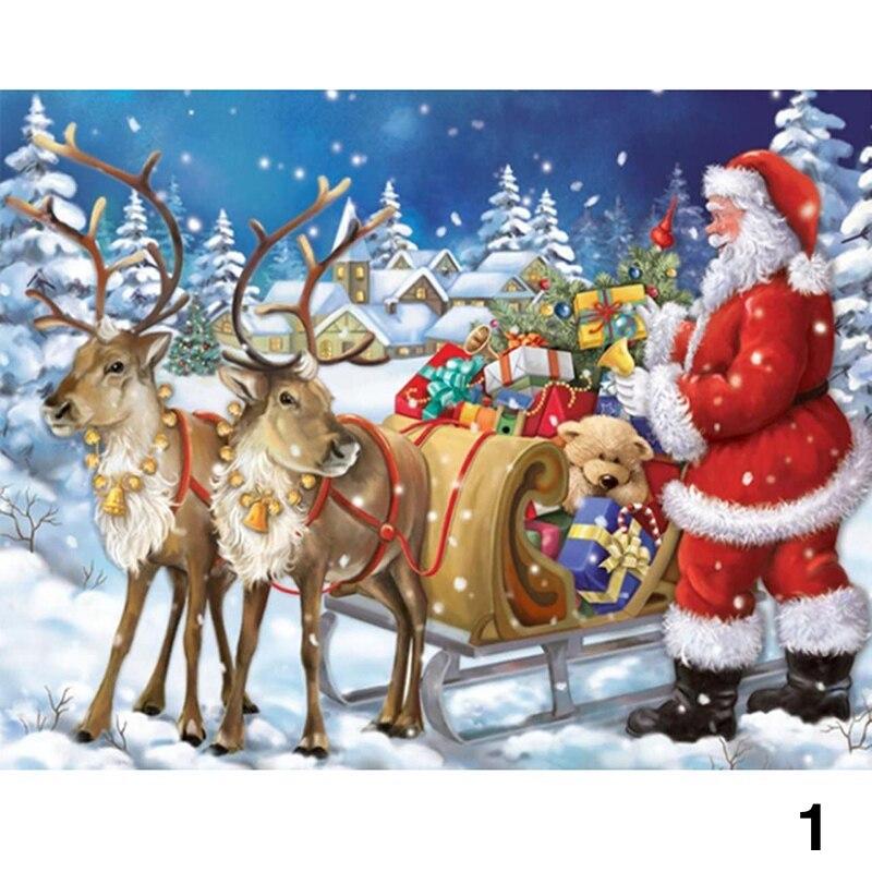 Schilder Op Nummers - Kerstsfeer | 12 soorten