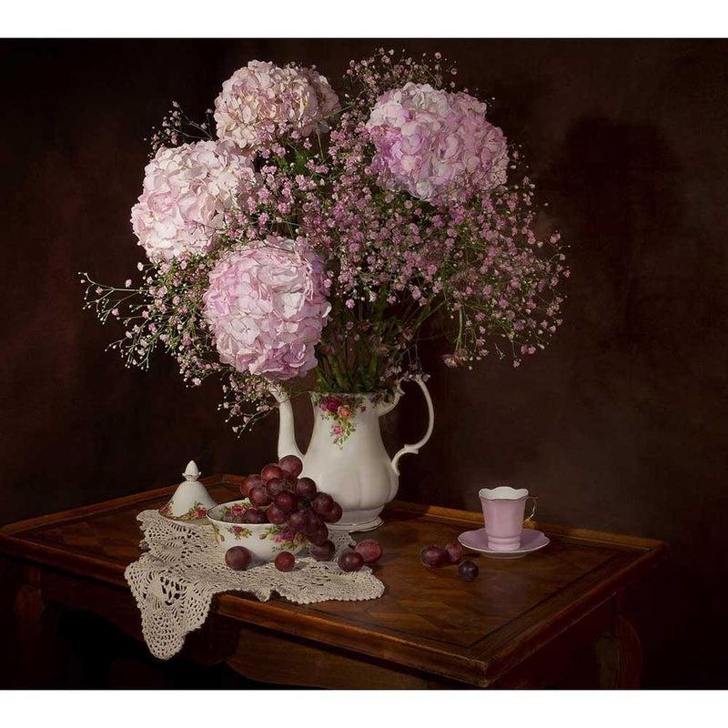 Schilder Op Nummers - Hortensia's in vaas