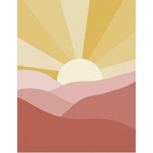 Schilder Op Nummers - Beginners zonsondergang 2