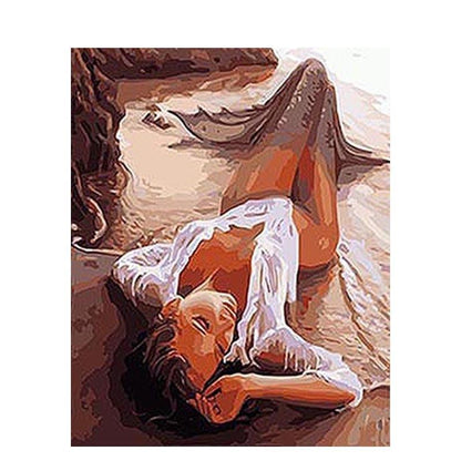 Schilder Op Nummers - Zeemeermin