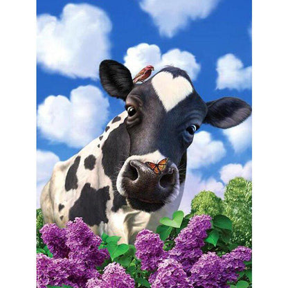 Schilder Op Nummers - Schattige koe