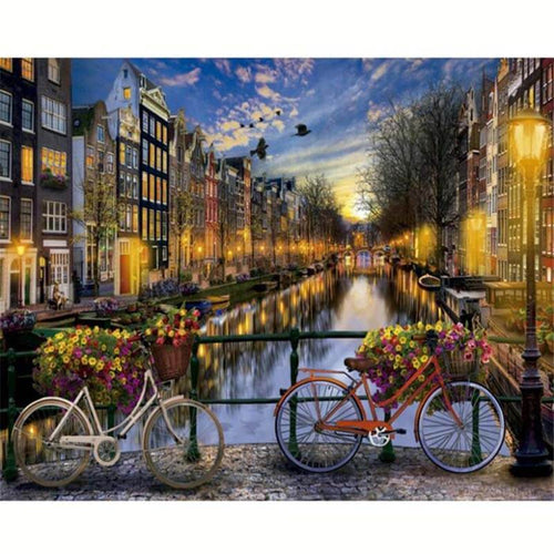 Amsterdams Kanaal | Schilderen op nummer Schilderen op nummer eigen foto, Schilderen op nummer volwassenen, paint by numbers, verven op nummer, paard, kinderen