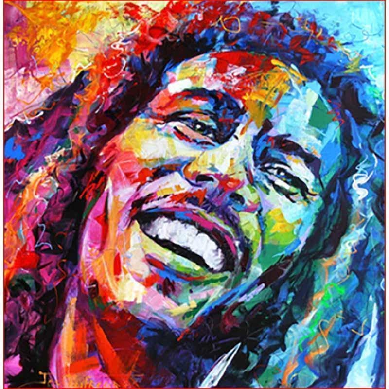 Bob Marley | Schilderen op nummer Schilderen op nummer eigen foto, Schilderen op nummer volwassenen, paint by numbers, verven op nummer, paard, kinderen