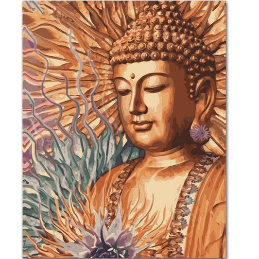 Schilder Op Nummers - Buddha