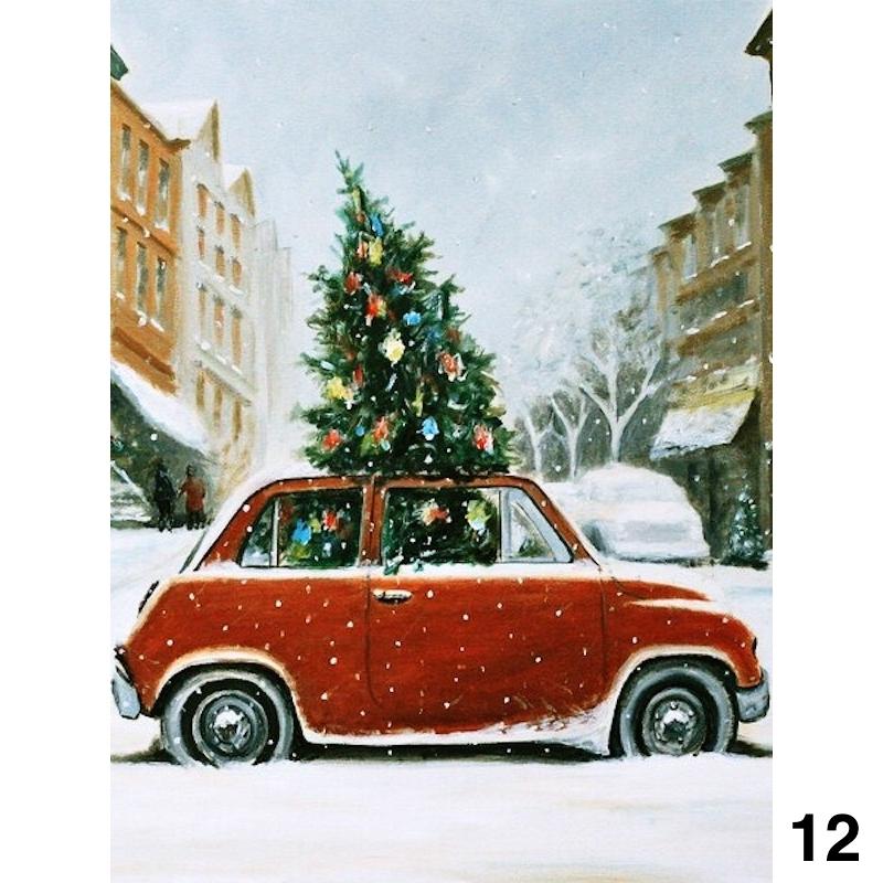 Kerstwagens | 12 soorten