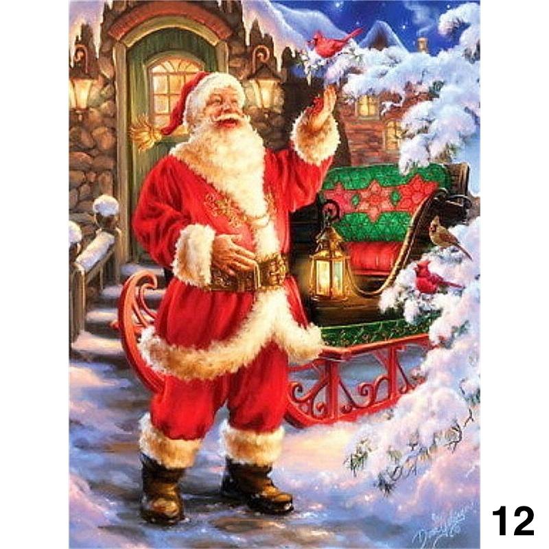 Kerstman met cadeaus | 12 soorten