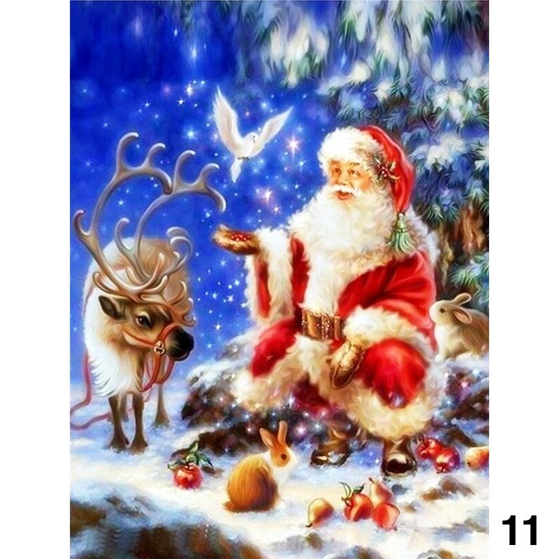 Kerstman met cadeaus | 12 soorten