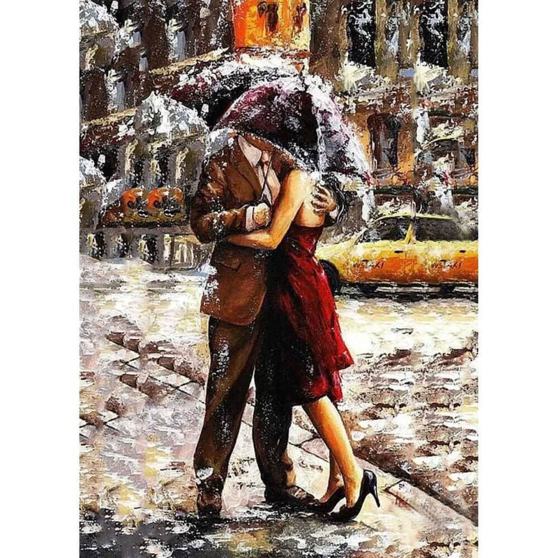 Echtpaar onder een paraplu | Schilderen op nummer Schilderen op nummer eigen foto, Schilderen op nummer volwassenen, paint by numbers, verven op nummer, paard, kinderen