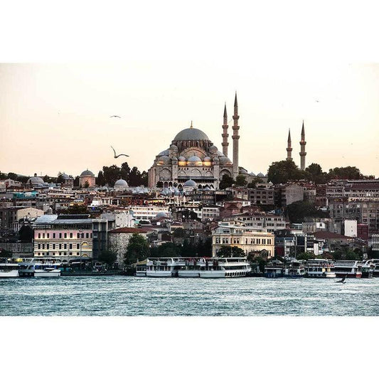Schilder Op Nummers - Istanbul Skyline