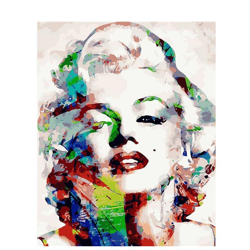 Marilyn Monroe | Schilderen Op Nummer Schilderen op nummer eigen foto, Schilderen op nummer volwassenen, paint by numbers, verven op nummer, paard, kinderen