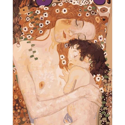 Schilder Op Nummers - Moeder En Kind - Gustav Klimt