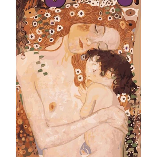 Schilder Op Nummers - Moeder En Kind - Gustav Klimt