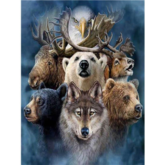 Schilder Op Nummers - Portret wilde dieren