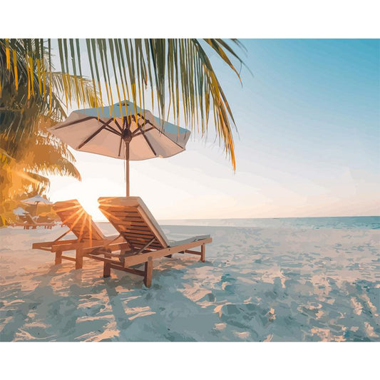 Schilder Op Nummers - Strand