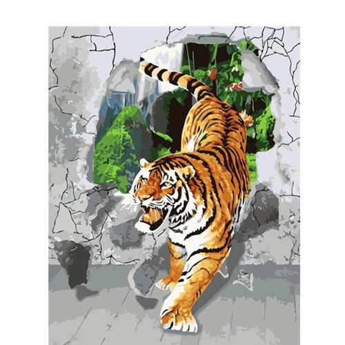 Tijger | Schilderen Op Nummer Schilderen op nummer eigen foto, Schilderen op nummer volwassenen, paint by numbers, verven op nummer, paard, kinderen