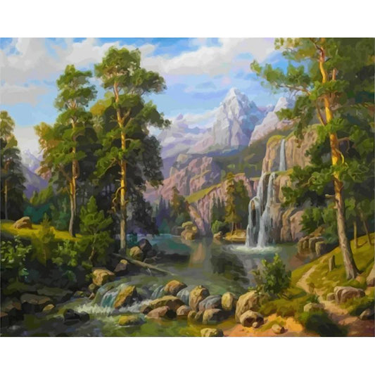 Schilder Op Nummers - Waterval