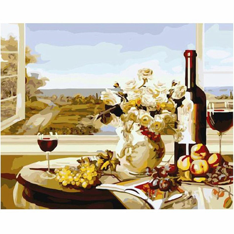 Wijn & Fruit | Schilderen Op Nummer Schilderen op nummer eigen foto, Schilderen op nummer volwassenen, paint by numbers, verven op nummer, paard, kinderen
