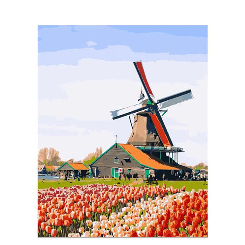 Zaanse Schans | Schilderen Op Nummer Schilderen op nummer eigen foto, Schilderen op nummer volwassenen, paint by numbers, verven op nummer, paard, kinderen